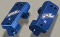 Blue Aluminum Caster Blocks Pro-2/Slash 2WD