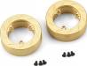 Brass Brake Rotor Weights (2) For 6-Lug 12mm