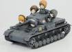1/35 Girls und Panzer Pz.Kpfw.IV Ausf.D (F2 Ver) Ankou w/Figures