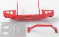 Metal Front Bumper for Axial SCX10 I & II (Red)