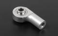 M3 Offset Short Alum Axial Style Rod End Silver