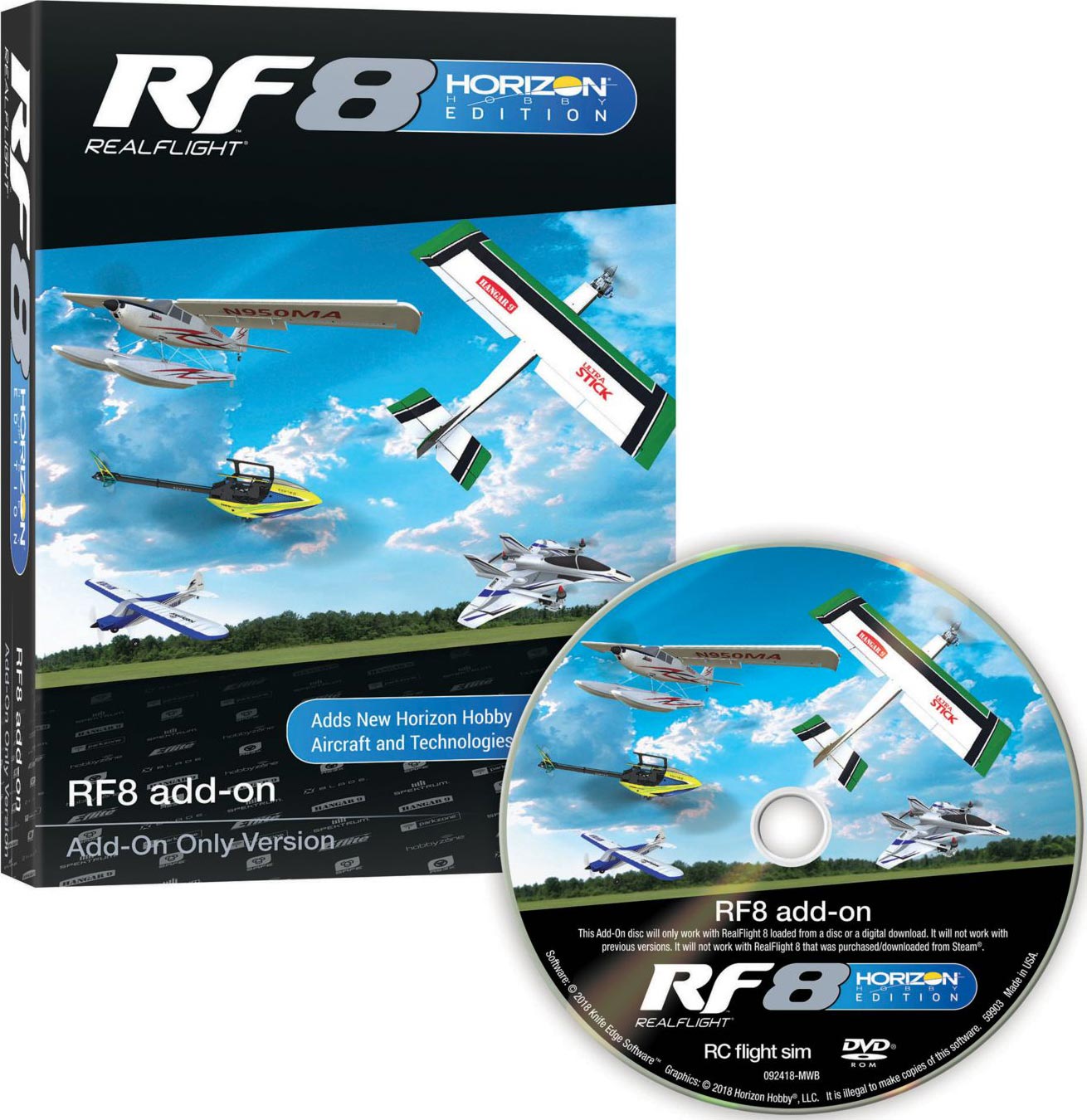 RFL1002 - Flight 8 Horizon Hobby Edition Add-On Software (Req's RF8) By REAL FLIGHT @ Great Hobbies