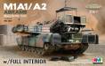 1/35 M1A1/A2 Abrams w/Full Interior 2-In-1