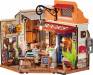 DIY House Corner Bookstore Miniature Kit