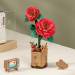 3D Wood Puzzle ROWOOD Red Camelia