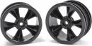 N2O Gloss Black Resto-mod Sedan Wheels
