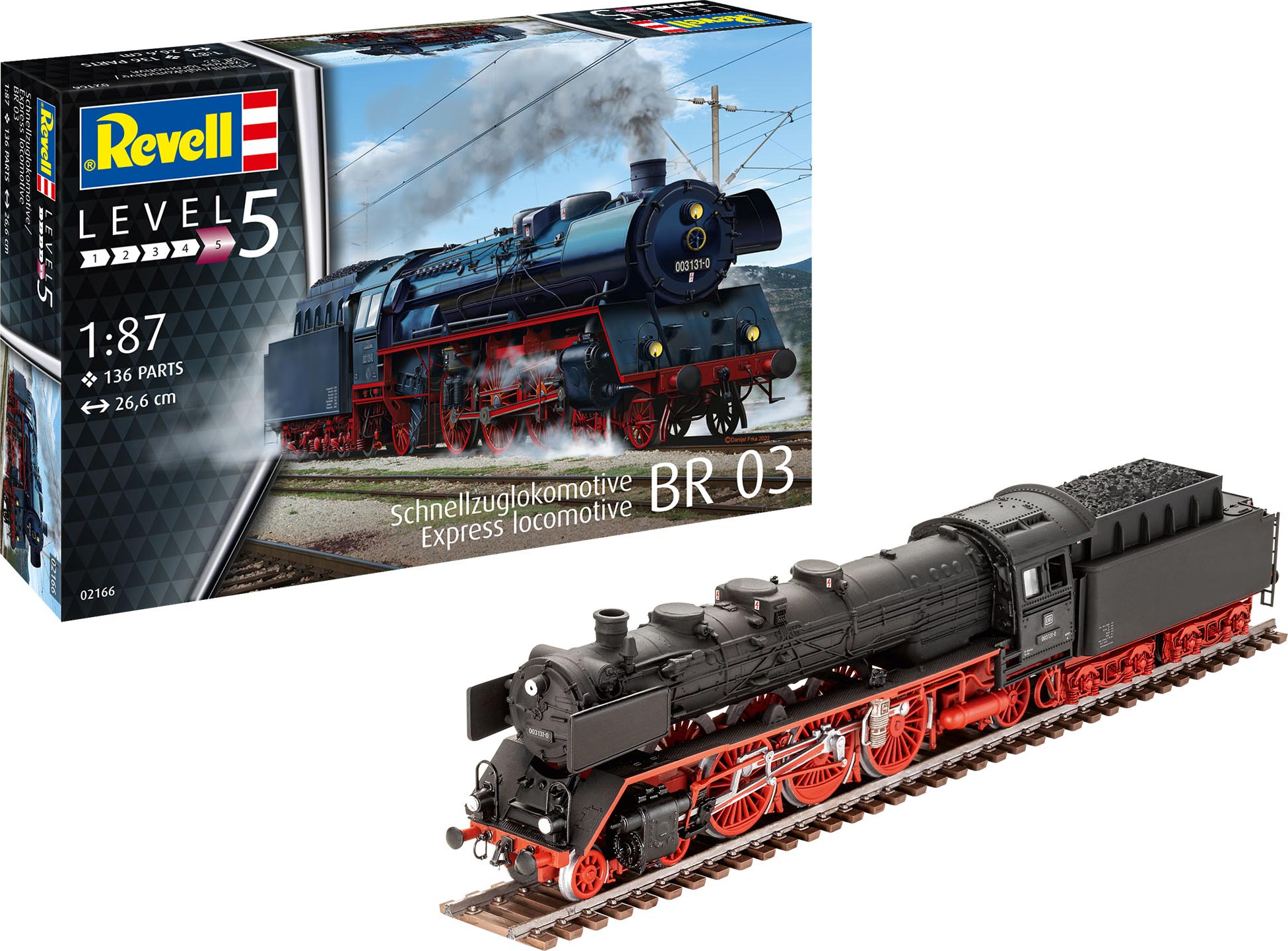 RVG2166 - 1/87 Standard Express Locomotive 03 Class w/Tender By