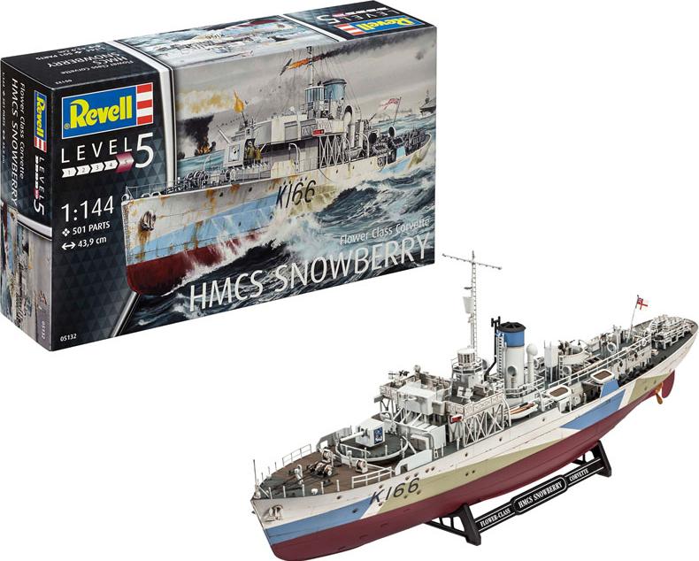 RVG5132 - 1/144 HMCS Snowberry Flower Class Corvette WWII