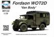 CMK 1/72 Fordson WOT2D Van Body