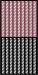 1/24 Upholstery Pattern Decal Vert Wave Raspberry/Black on Clr