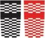 1/12 Upholstery Pattern Decal Shelby GT500 Chckrbrd Black & Red