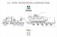 1/72 M1070 & M1000 Tank Transporter w/Abrams Tank