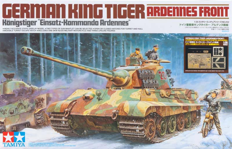 Tamiya 1/35 German King Tiger Ardennes Tam25144 for sale online 