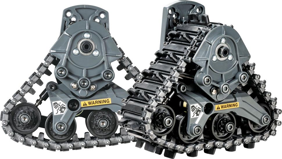 TAMIYA Track Unit Sets (2pcs) - Compatible With TT-02, CC-01, GF-01 & More RC Chassis, Off-Road Upgrade