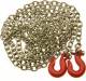 Steel Tow Chain with Hooks