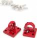 Scale Pintle hook with Lunette Ring Red