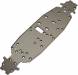 Chassis 7075 4mm Hard Anodized Lightened NB48.3