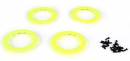 Beadlock Ring FL Yellow w/ Screws (4) 22SCT
