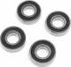 10x22x6mm Rubber Sealed Ball Bearing (4)