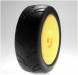 1/8 8IGHTH Street On-Road Tire Mntd Yellow Whee