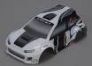 1/24 4WD Rally Painted Body Gray