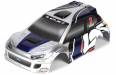 1/24 4WD Rally Painted Body Silver/Blue