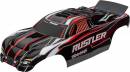 Body Rustler (Also Fits Rustler VXL) Red & Black (Painted)