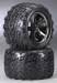 Talon Tires/Gemini Wheels Black Chrome 14mm Hex (2