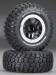 Tire/Wheel Assy Glued Split Spoke Black (2)