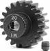 Gear 20-T Pinion (Machined Hardened Steel) (1.0 Metric Pitch)