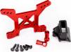Shock Tower Front 7075-T6 Aluminum (Red-Anodized)