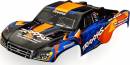 Body Slash VXL 2WD (Also Fits Slash 4X4) Orange & Blue (Painted)