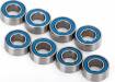 Ball Bearings Blue Rubber Sealed (4x8x3mm) (8)