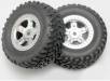 Tires/Wheels Mounted Chrome 1/16 Slash (2)