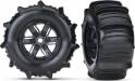 Paddle Tires/Wheels Assembled Glued X-Maxx (2)