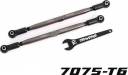 Toe Links Front Tubes Gray-Anodized 7075-T6 Aluminum