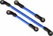 Steering Link 5X117mm (1) Assembled w/Balls for TRX8140X Blue