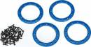 Beadlock Rings Blue (2.2') (Alum) (4)/ 2X10 CS (48)