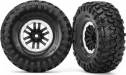 Tires & Wheels Glued TRX-4 Satin Beadlock/Canyon Trail 1.9 (2)