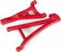 E-Revo VXL Heavy Duty Upr/Lwr Suspension Arms Red Front Left