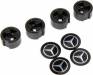 Mercedes-Benz G500 Wheel Center Caps (Black) (4) Requires 8255A
