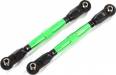 Toe Links Front Tubes Green-Anodized 7075-T6 Aluminum (2)