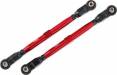 Toe Links Wide Maxx Tubes 6061-T6 Aluminum Red-Anodized