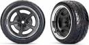 Tires/Wheels Assembled Black w/Chrome Wheels Wide Rear 1.9