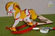Rocking Horse 3D-Puzzle Coloring Model - 8 pieces