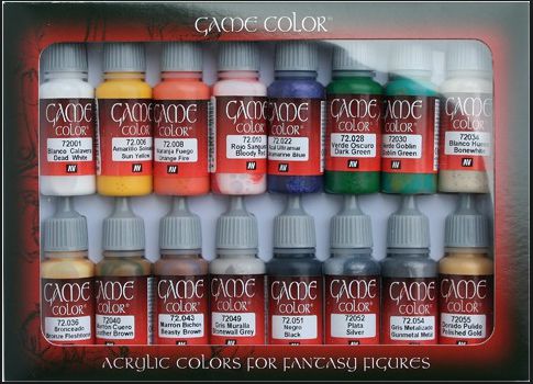 VAL72299 - Game Color Set Introduction 16pc By VALLEJO @ Great Hobbies