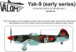 Yak-9 (Early Series) ConVersion Set for kit VALOM Yak-7