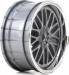Wheel Fr Deep Mesh 54x26mm Chrome & Silver (2)