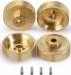 SCX24 Brass Wheel Hubs (4)