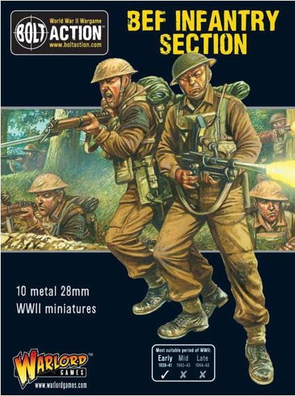 Bolt Action 2nd Edition BEF Infantry Section WLG402211005